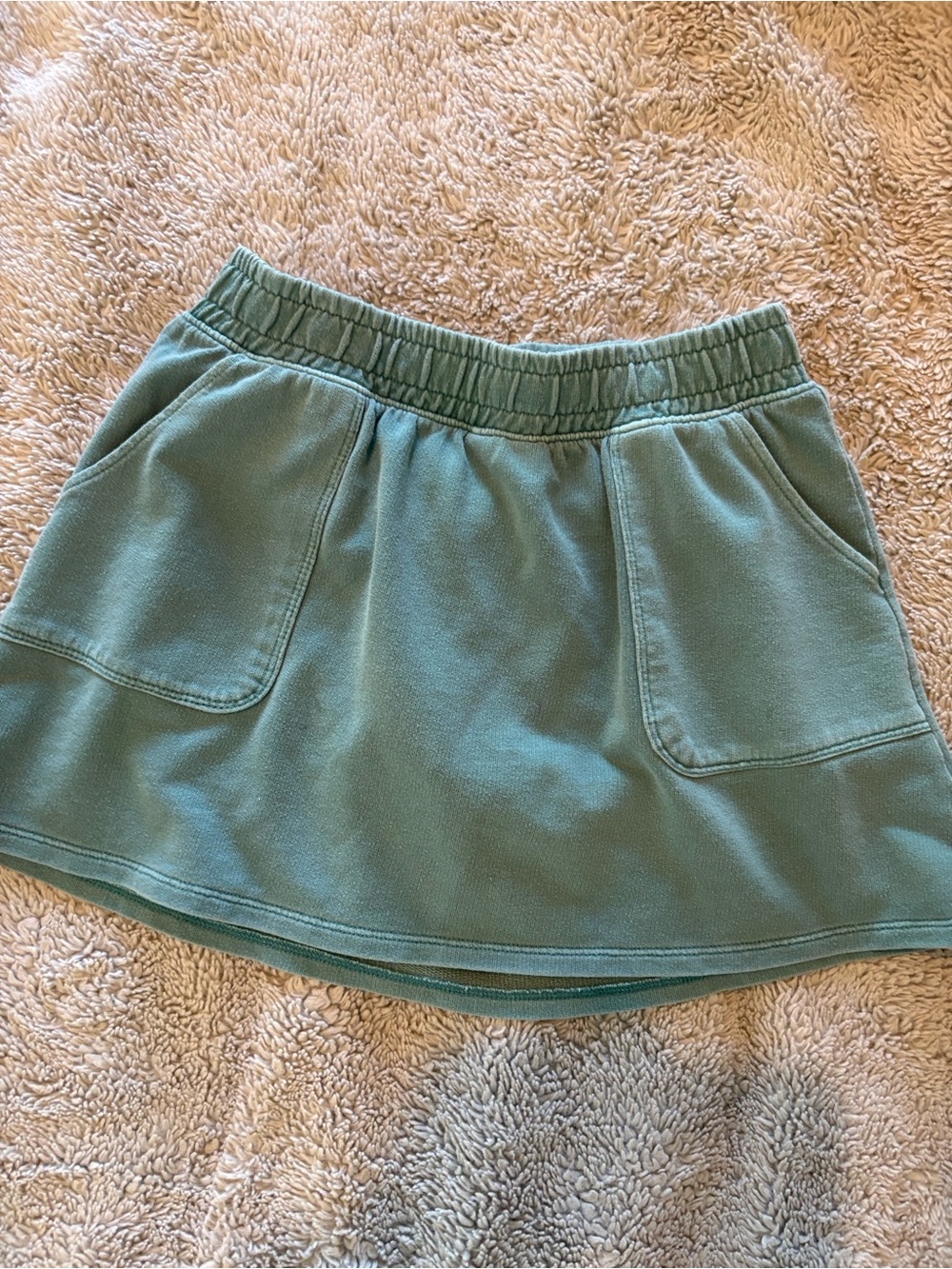 Cat & Jack Teal Green Pull-On Skirt